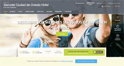 Desktop Screenshot of hotelciudaddeoviedo.com